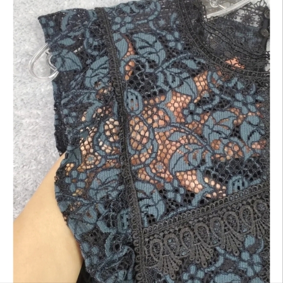 NWT Zara Lace Midi Pencil Dress, Size XL - Picture 7 of 15